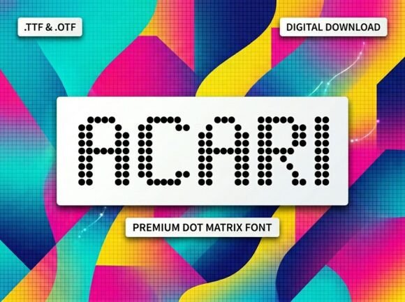 Acari: The Premium Display Font for Modern Brand Identity