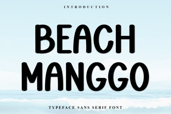 Beach Manggo: The Perfect Display Font for Handmade Shop Branding