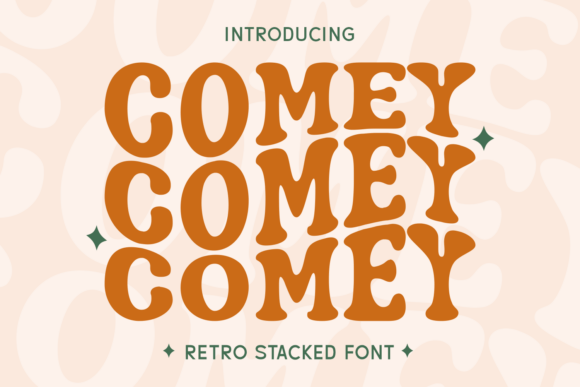 Bring 1970s Groove to Your Crafts with the Comey Typeface