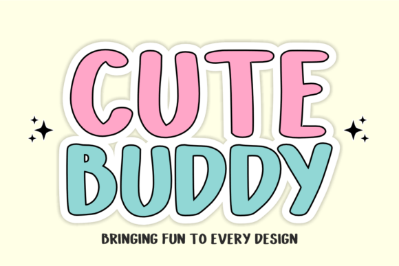 Cute Buddy: The Playful Display Font for Modern Web Design