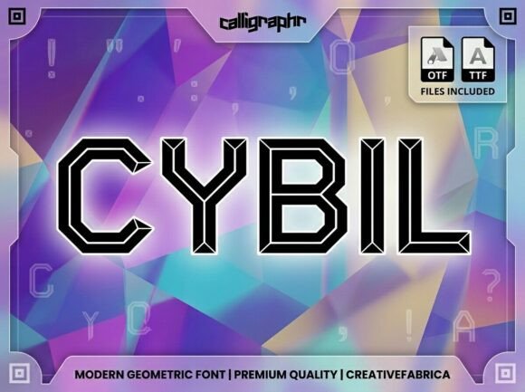 Cybil: The Modern Display Font for Strong Brand Identity