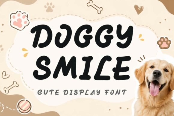 Doggy Smile: The Playful Display Typeface for Scroll-Stopping Campaigns