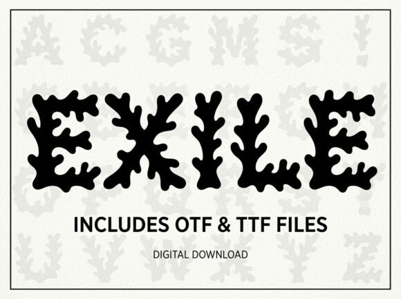 Exile Typeface Review: A Bold Display Font for Natural Brand Identities