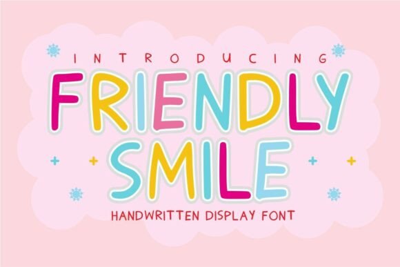 Friendly Smile: A Hand-Drawn Typeface for Warm Editorial Design