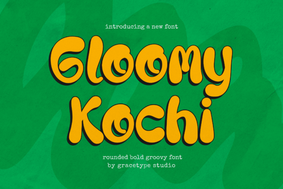 Gloomy Kochi: The Retro Display Typeface for Bold Branding