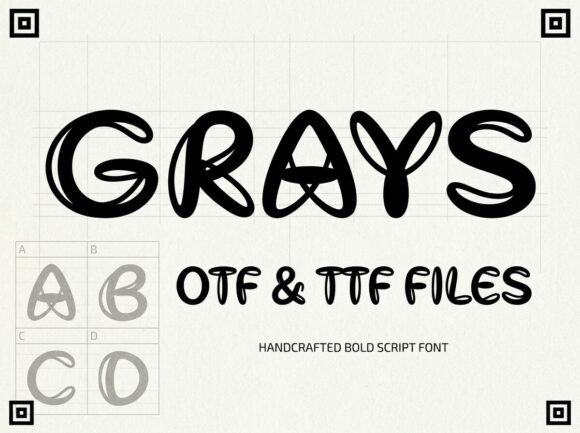 Grays: A Bold Display Typeface for Standout Branding Projects