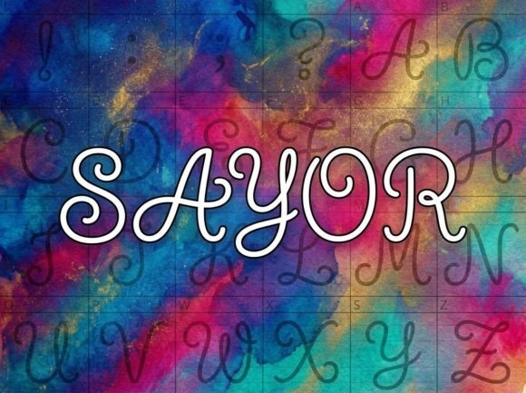 How Sayor Typeface Transformed My Small Business Brand