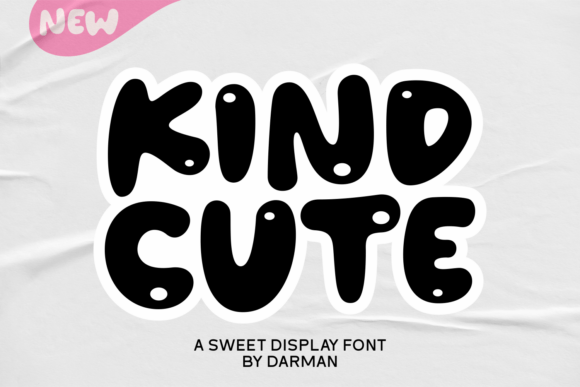 Kind Cute Font: A Delightful Display Typeface for Modern Web Design