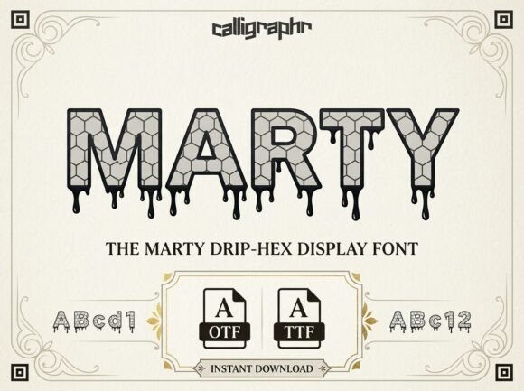 Marty: The Premium Display Font That Elevates Small Business Branding