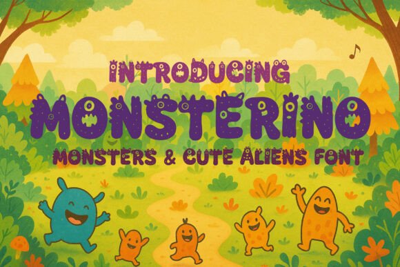 Monsterino Kid: The Perfect Typeface for Playful Brand Identity