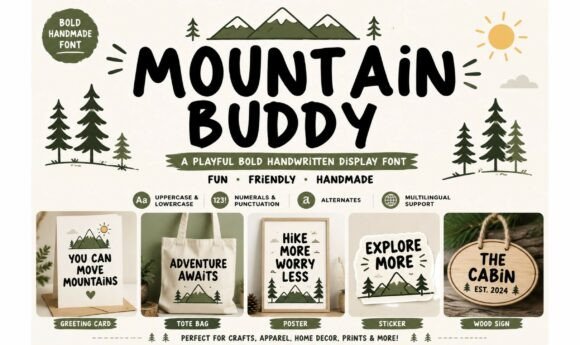 Mountain Buddy: The Playful Typeface That Boosts Campaign Clarity