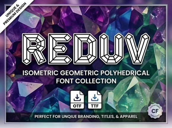 Reduv: The Monumental Display Typeface for Handmade Brands