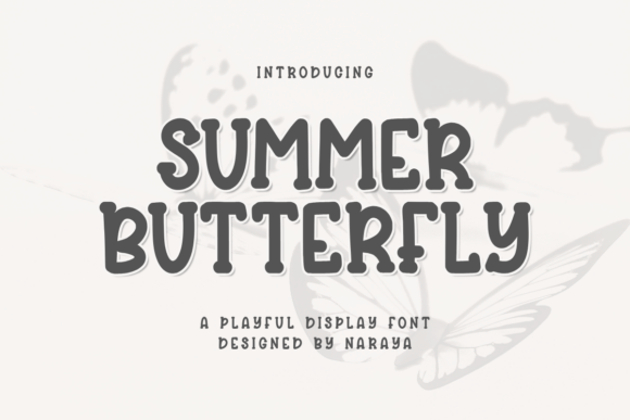 Summer Butterfly: The Creative Typeface for Bold Branding