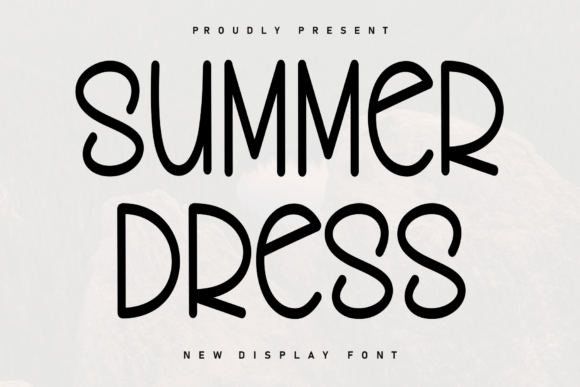 Summer Dress: The Perfect Handwritten Font for Your Craft Projects