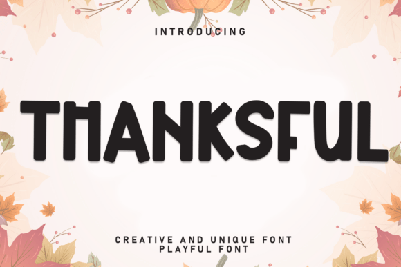 Thanksful Typeface Review: A Creative Display Font for Modern Branding