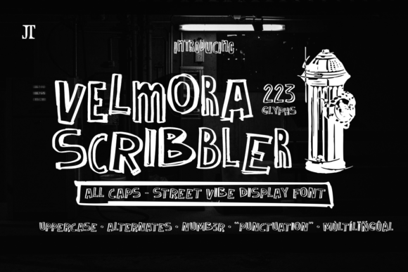 Velmora Scribbler: The Bold Display Font for High-Impact Campaigns