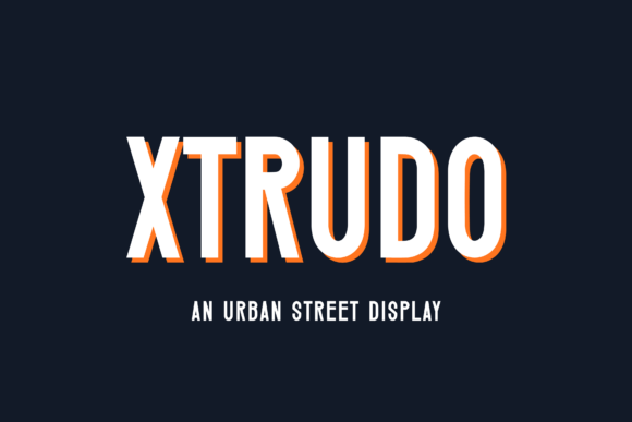 Xtrudo: The Edgy Display Font for Bold Brand Identity